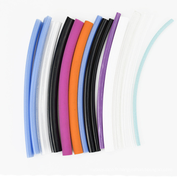 Tube de protection flexible de tube de fibre de vinyle transparent de PVC blanc